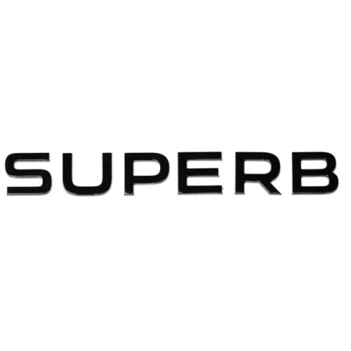 Skoda 3P Superb embleem zwart
